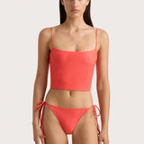 Faithfull - Jean Swim Top Vermillion - Final Sale