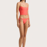 Faithfull - Jean Swim Top Vermillion - Final Sale