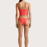 Faithfull - Jean Swim Top Vermillion - Final Sale