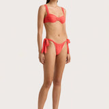 Faithfull - Costa Bikini Bottom Vermillion - Final Sale