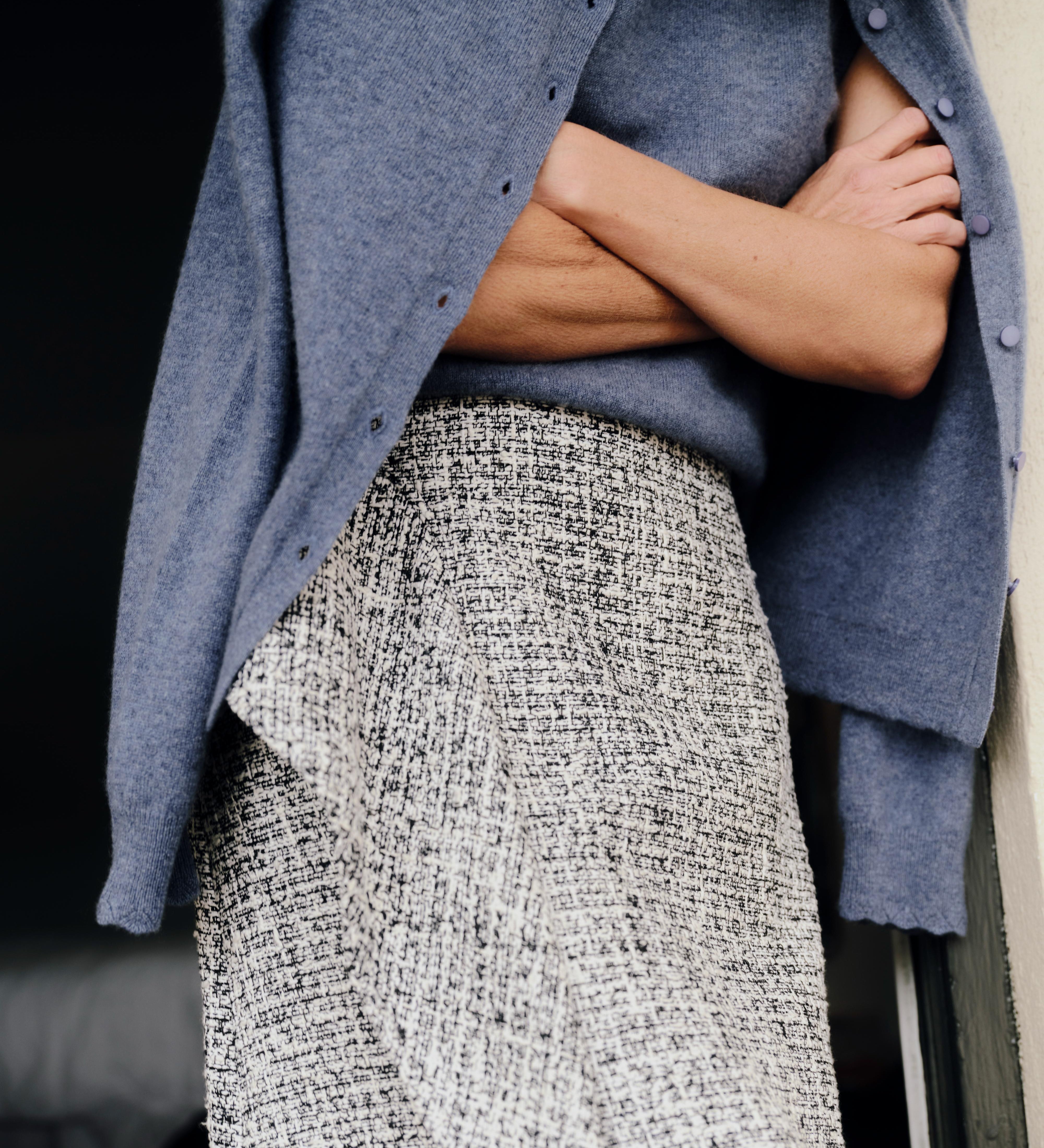 Cartolina - Lucy Ls Cardigan - Gallery Blue
