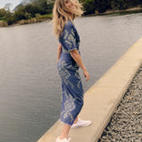 Cartolina - SP26 Bobbi Midi Dress - Indigo