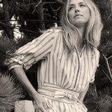Cartolina - Seraphina Dress - Coastal Indigo Stripe