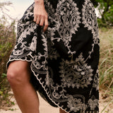 Cartolina - SP26 Georgia Midi Skirt - Noir