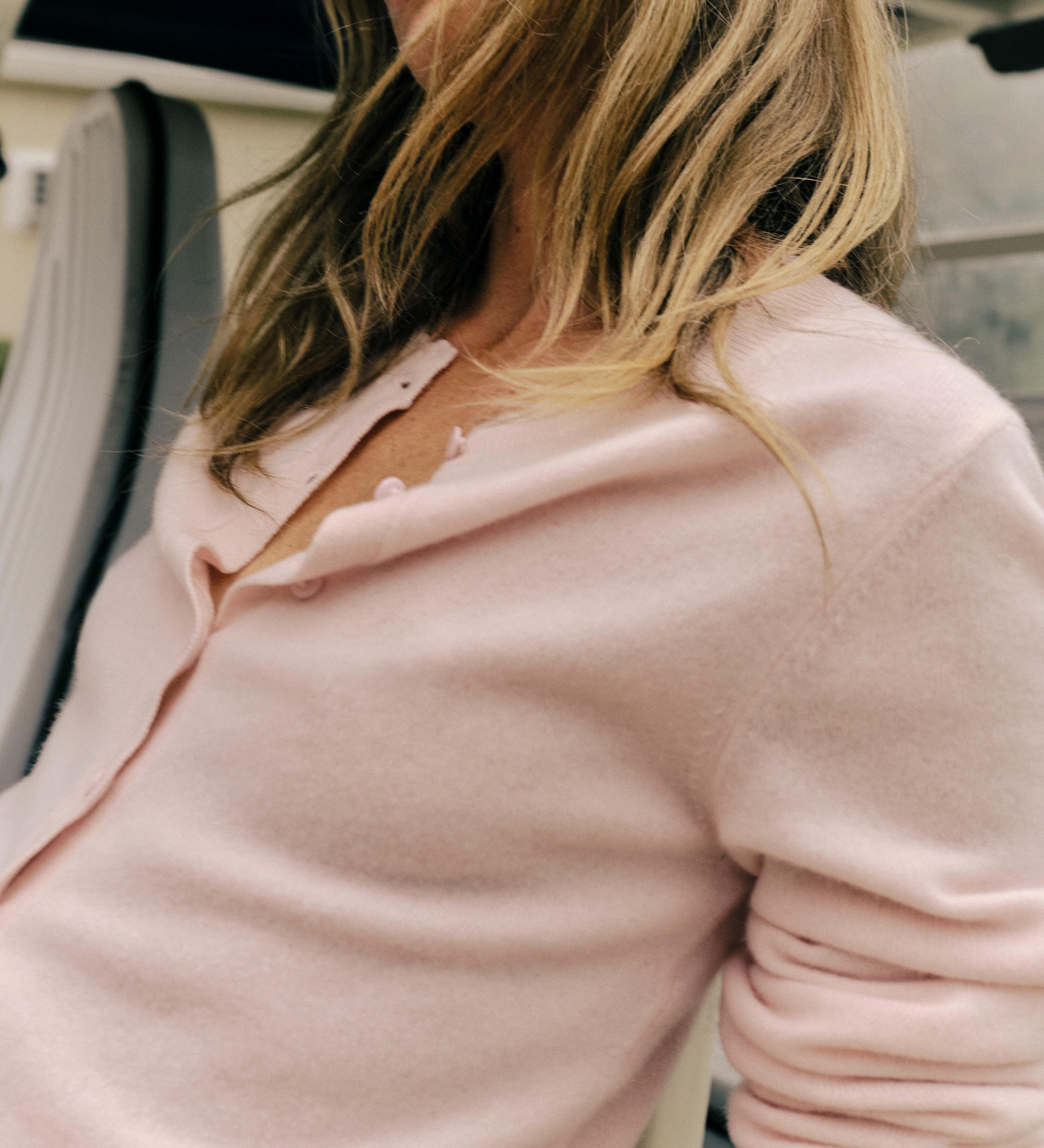 Cartolina - Lucy Ls Cardigan - Shell Pink