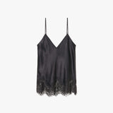 Nili Lotan - NADINE LACE CAMI SILK TOP