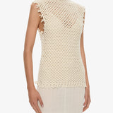 Christopher Esber - Lattice Knit Tank Dress
