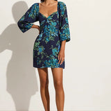 Faithfull - Amias Mini Dress Escala Floral Navy - Final Sale