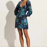 Faithfull - Amias Mini Dress Escala Floral Navy - Final Sale