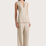 Faithfull - Sanne Pant Oatmeal - Final Sale