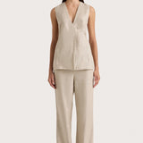Faithfull - Sanne Pant Oatmeal - Final Sale
