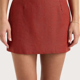 Faithfull - Jane Mini Skirt Garnet