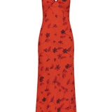 Faithfull - Rosa Maxi Dress Pirazzo Floral Rosso