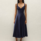 Faithfull - Adalee Midi Dress Navy