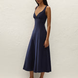 Faithfull - Adalee Midi Dress Navy