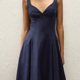 Faithfull - Adalee Midi Dress Navy