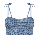Faithfull - Pelea Top Vintage Blue Check
