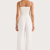 Faithfull - Stevie Trouser White