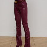 L'AGENCE - Selma Coated Bootcut Jean