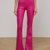 L'AGENCE - Marty Coated Flare Jean