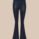 L'AGENCE - Marty Coated Flare Jean