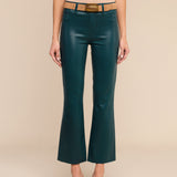 L'AGENCE - Kendra Coated Cropped Flare Jean