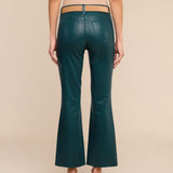 L'AGENCE - Kendra Coated Cropped Flare Jean