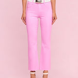 L'AGENCE - Kendra Coated Cropped Flare Jean