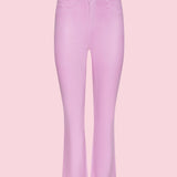 L'AGENCE - Kendra Coated Cropped Flare Jean