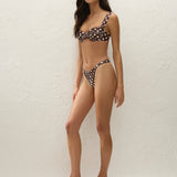 Faithfull - Andez Bikini Bottom Cioccolato Dot