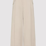 St. Agni - Utility Pleat Pants - Creme