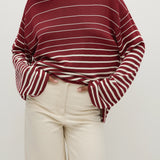 Faithfull - Lyana Top Scandi Stripe Red Cream