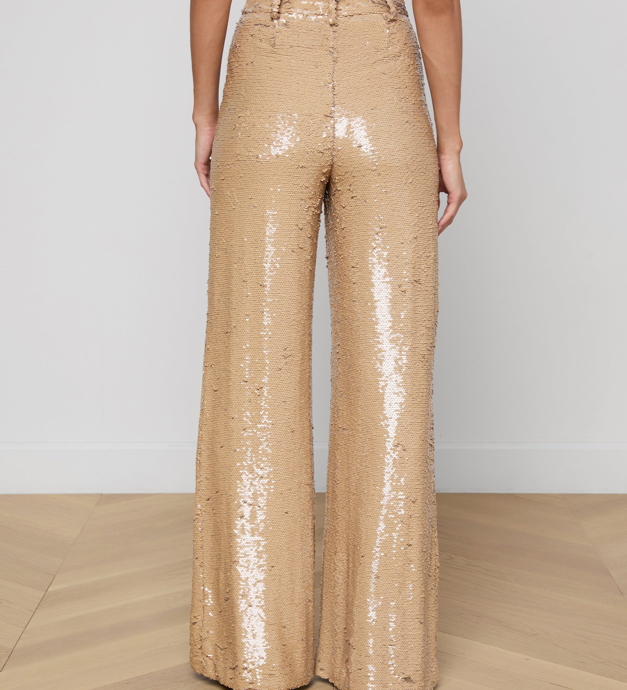 L'AGENCE - Gavin Sequin Wide - Leg Pant