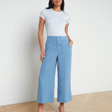 L'AGENCE - Henderson Linen Cropped Pant
