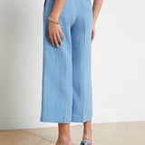 L'AGENCE - Henderson Linen Cropped Pant