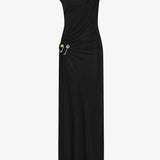 Christopher Esber - Veer Spiral Crystal Draped Jersey Dress