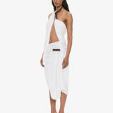 Christopher Esber - Chime Necklace Drape Dress