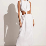 Faithfull - Zeta Midi Dress White - Final Sale