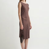 Posse - LEO DRESS - CHOCOLATE POLKA DOT