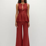 Faithfull - Syna Pant Deep Red