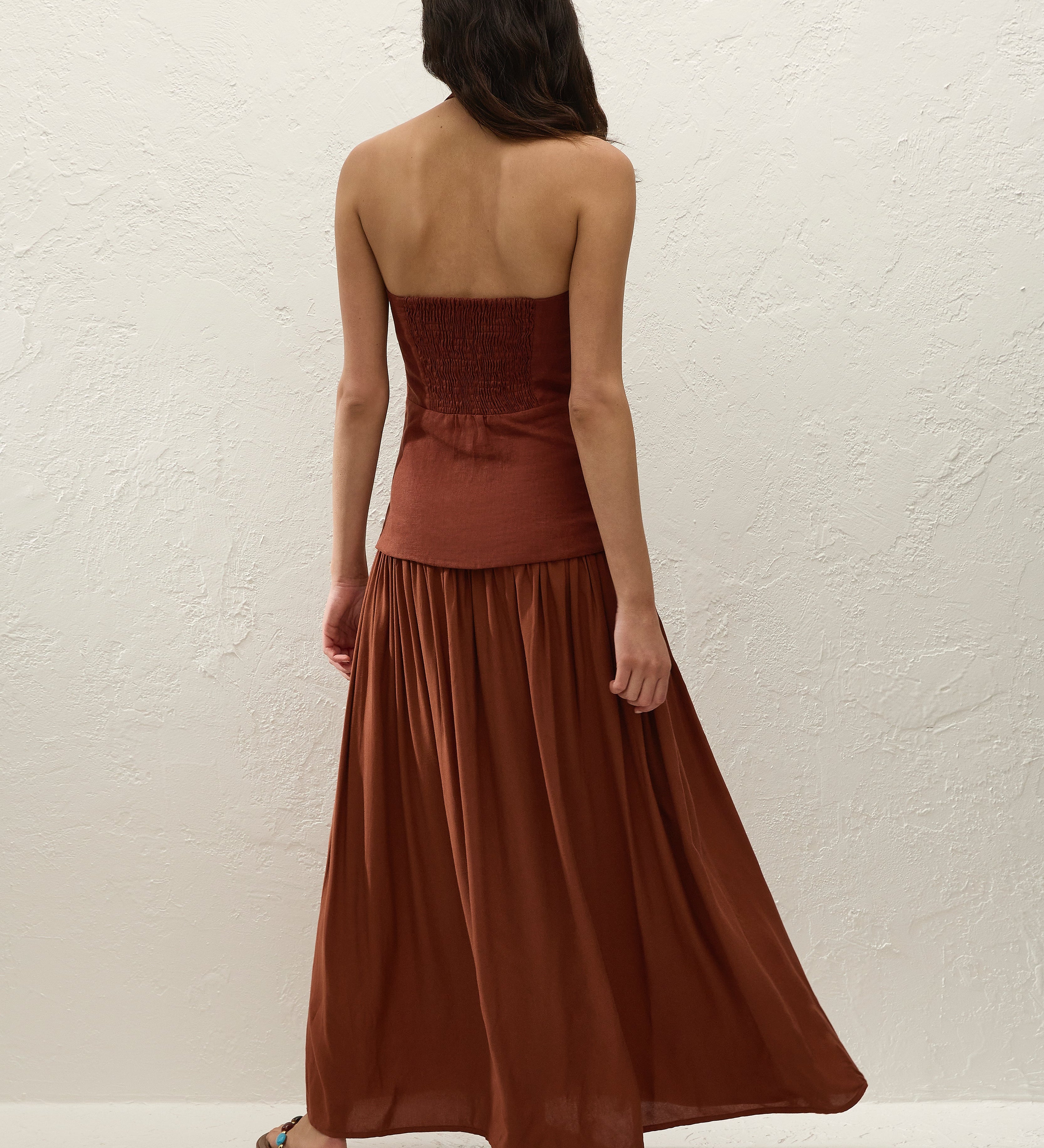 Faithfull - Tali Maxi Dress Terracotta