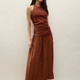 Faithfull - Tali Maxi Dress Terracotta
