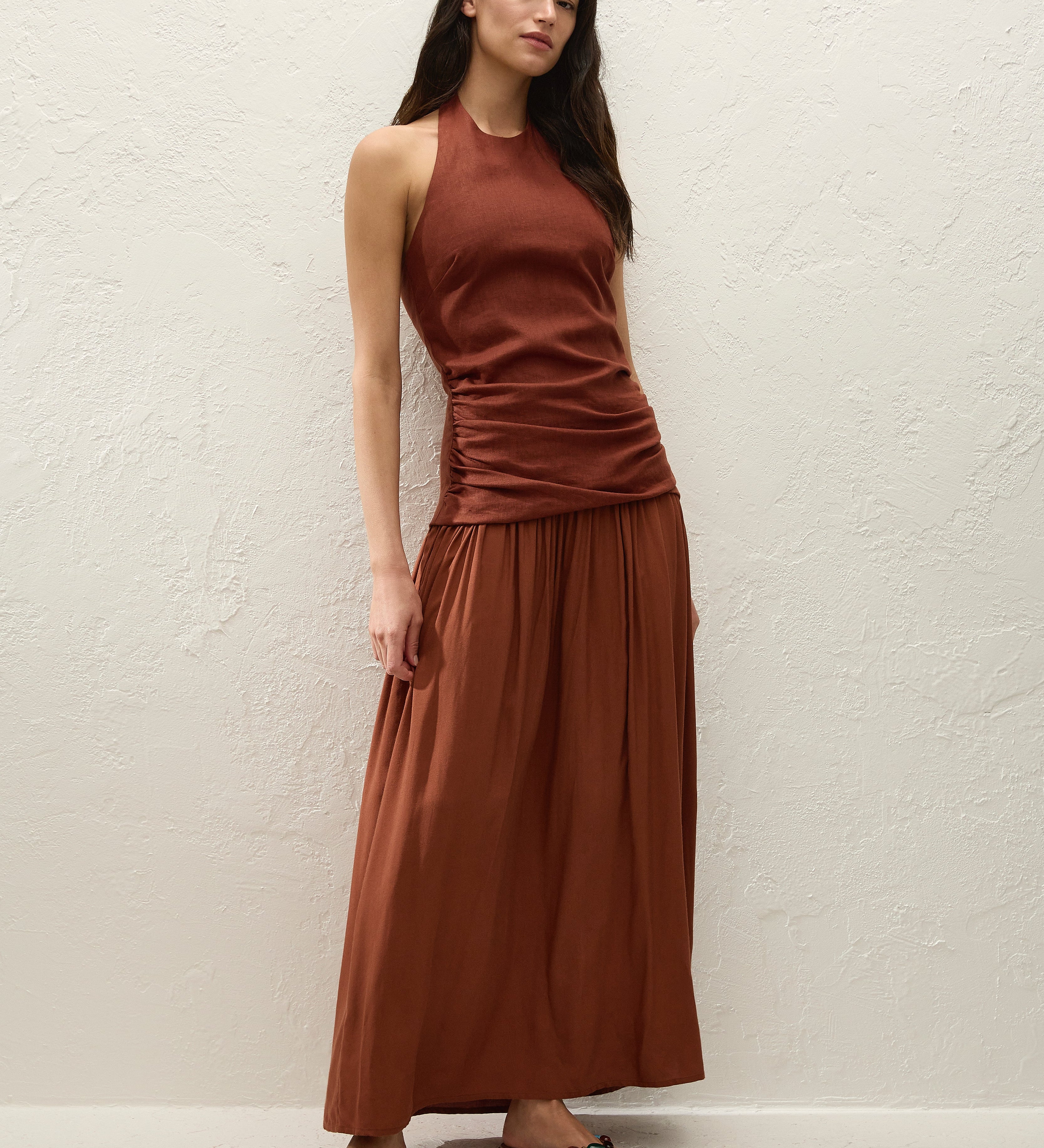 Faithfull - Tali Maxi Dress Terracotta