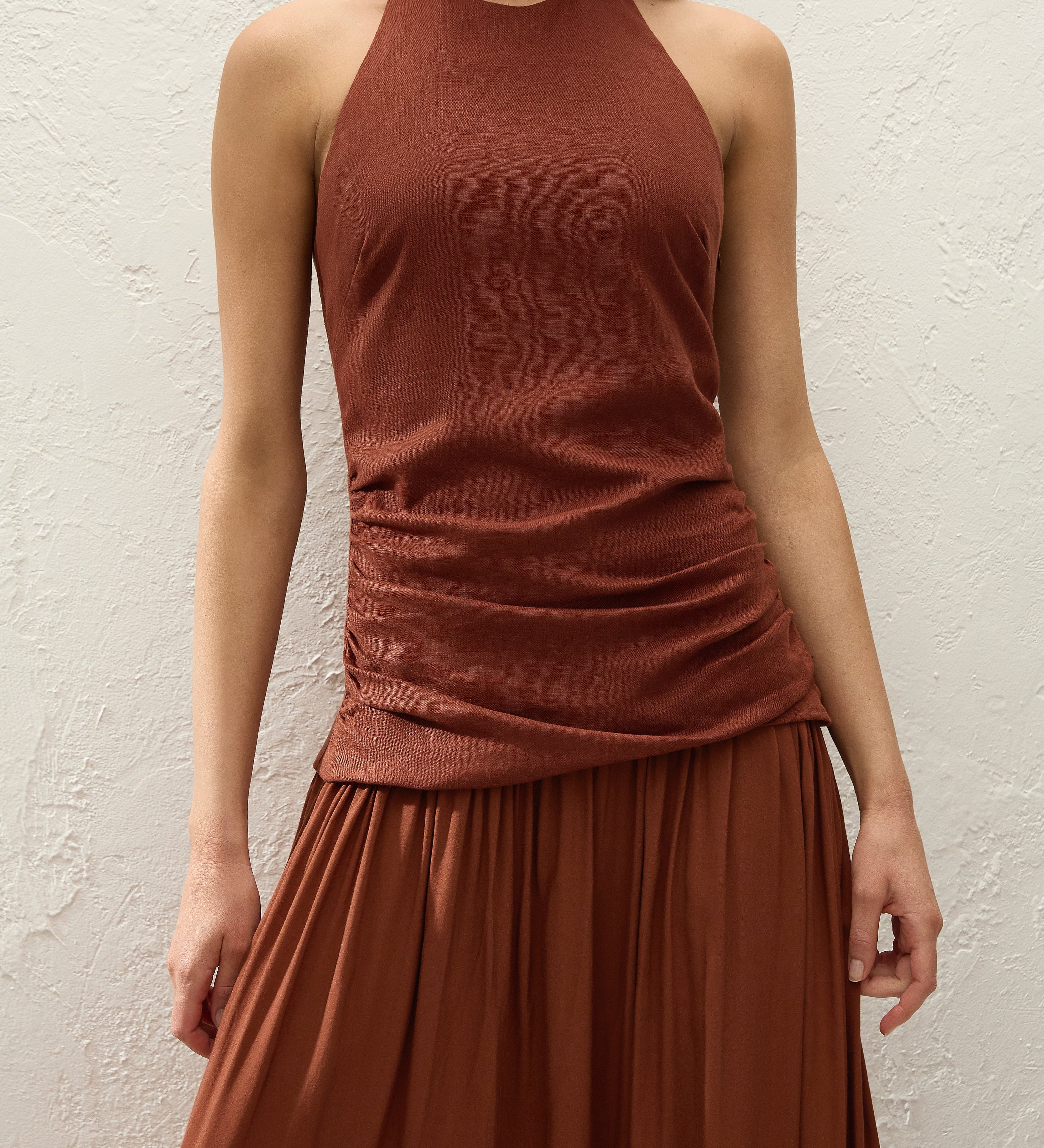 Faithfull - Tali Maxi Dress Terracotta