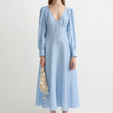 Posse - TILLIE DRESS - BLUE POLKA DOT