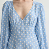 Posse - TILLIE DRESS - BLUE POLKA DOT