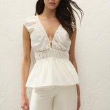Faithfull - Hedda Top White