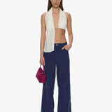 Christopher Esber - Silk Scarf Chain Bra Top
