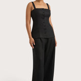 Faithfull - Corbiere Vest Black - Final Sale