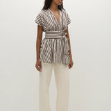 Faithfull - Lova Top Norway Stripe Espresso